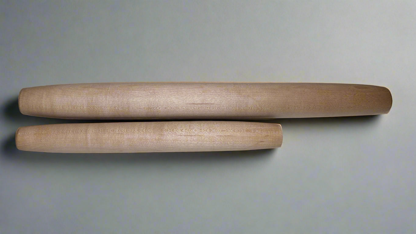 Handcrafted Walnut, Maple, & Cherry French Rolling Pins - Perfect for Baking!