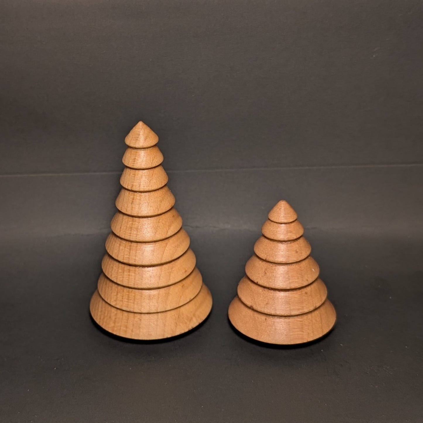 Handmade wood Christmas tree ornament 2024 edition