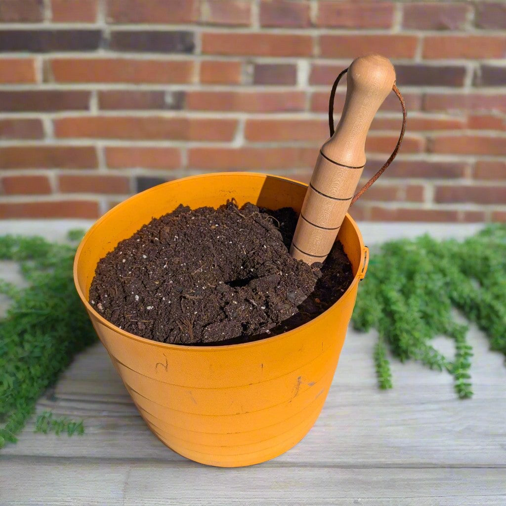 Handcrafted Maple Wood Garden Dibber | Durable Planting Tool for Gardening
