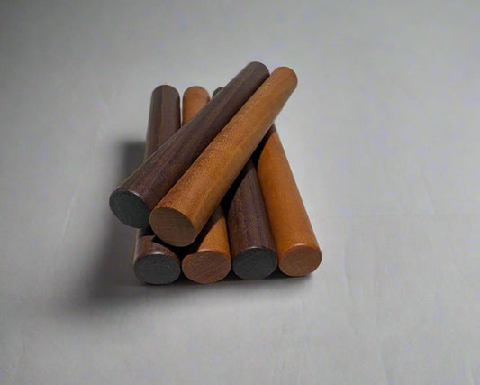 Handcrafted Walnut & Cherry Mini Rolling Pins - Perfect for Baking!