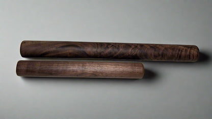 Handcrafted Walnut, Maple, & Cherry Straight Rolling Pins - Perfect for Baking!