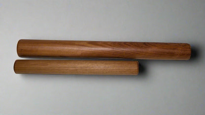 Handcrafted Walnut, Maple, & Cherry Straight Rolling Pins - Perfect for Baking!