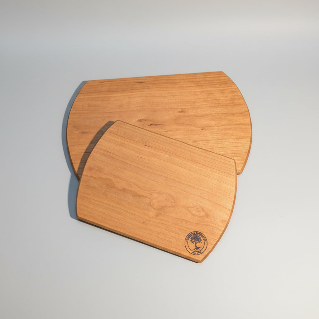 Handmade Cherry Wooden Cutting Board Set