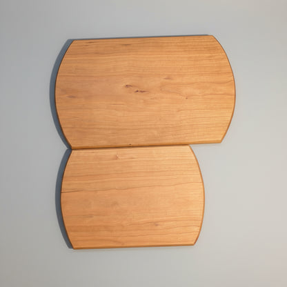 Handmade Cherry Wooden Cutting Board Set