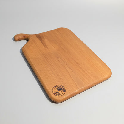 Handmade Cherry Wooden Cutting Board With Handle
