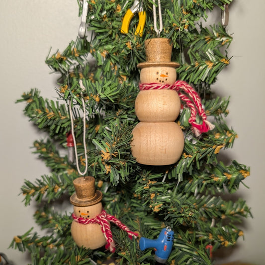 Handmade Christmas Ornaments, 2023 Edition Snowman