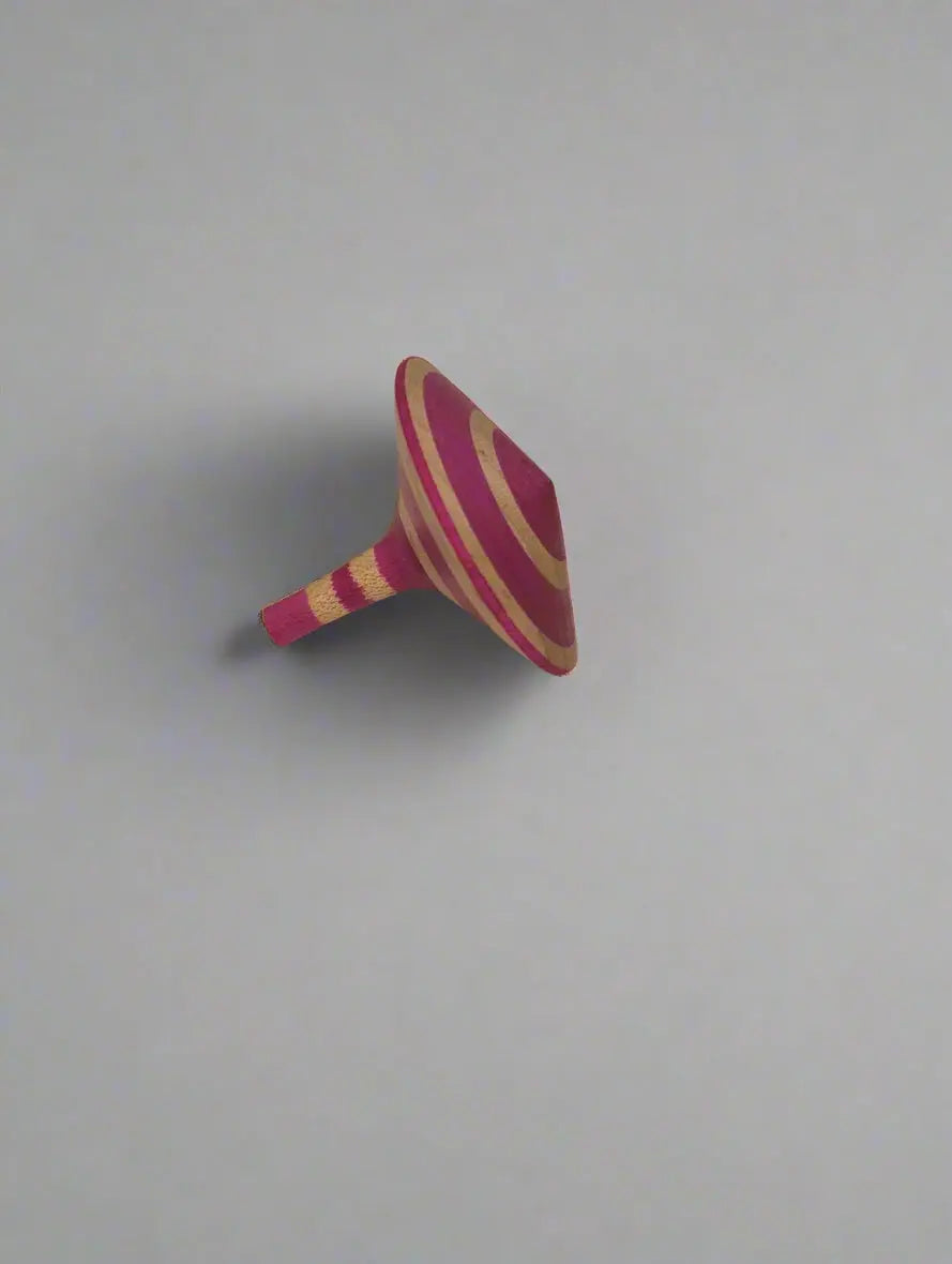 Handmade Colorful Wood Spinning Tops