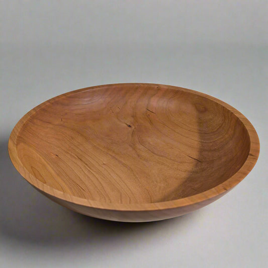 Handmade Large Cherry Wood Bowl