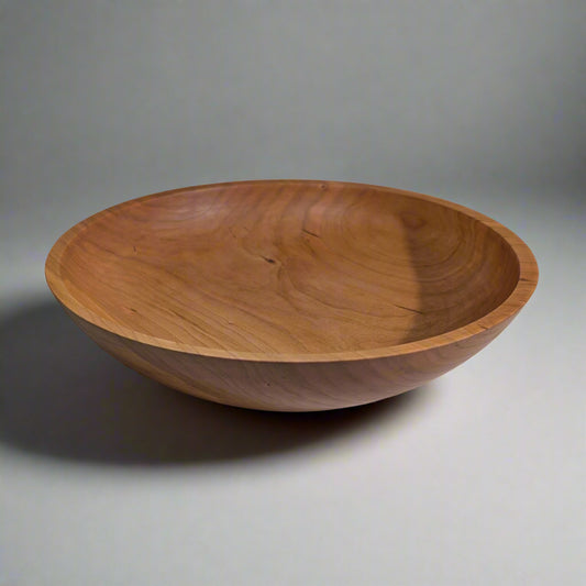 Handmade Large Cherry Wood Bowl