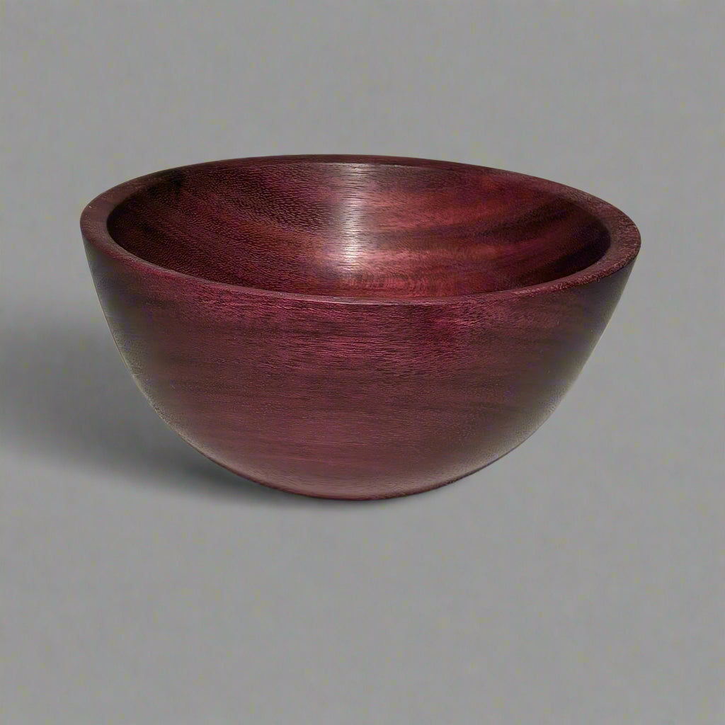 Handmade Purpleheart Wood Bowl