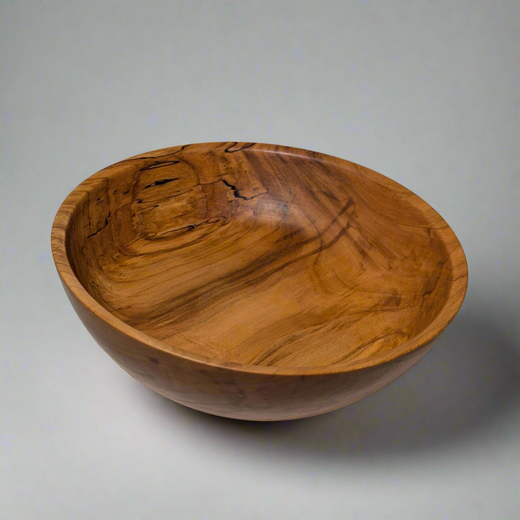Handmade Spalted Japanese Cherry Wood Bowl