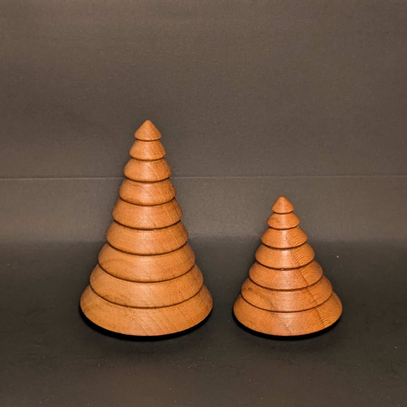 Handmade wood Christmas tree ornament 2024 edition