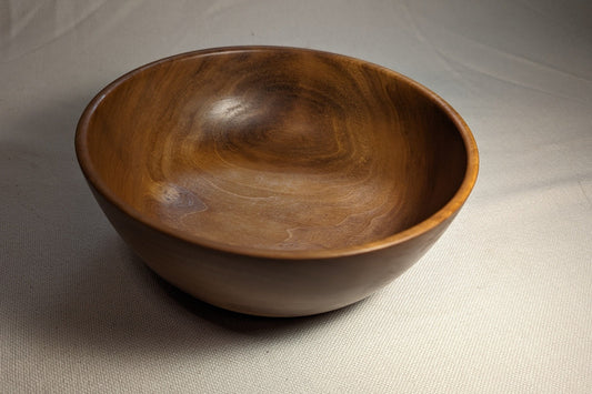 Hand-turned Rainbow Poplar Bowl