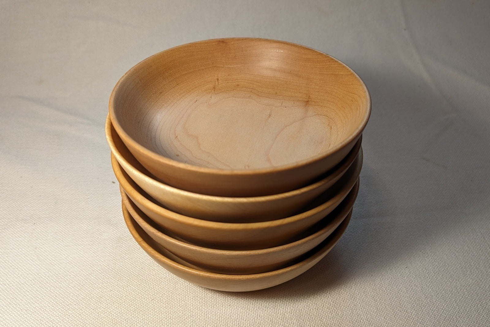 Handmade Small Sugar Maple Bowls set of 5