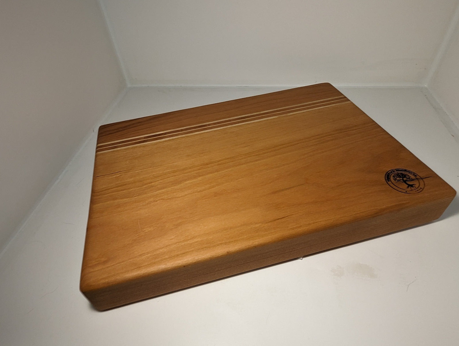 Handmade Wooden Cutting Board, Cherry and Maple